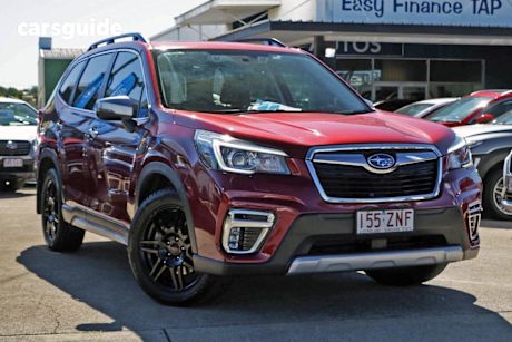 Red 2020 Subaru Forester Wagon 2.0E-S Hybrid (awd)