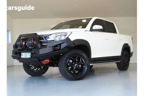 White 2024 Ssangyong Musso Crew Cab Pickup Adventure