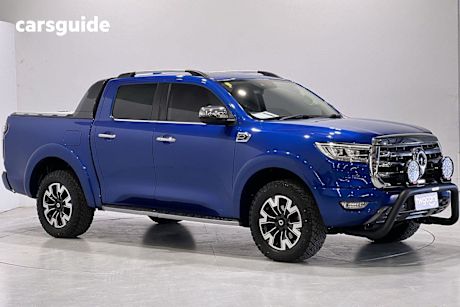 Blue 2021 GWM UTE Dual Cab Utility Cannon-X (4X4)