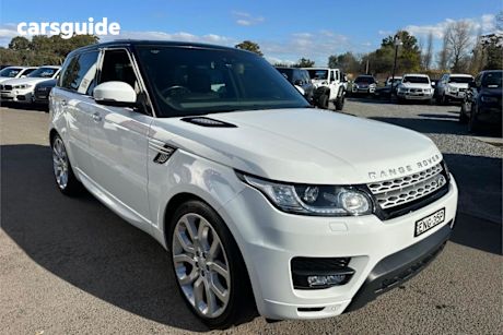 White 2016 Land Rover Range Rover Sport Wagon 3.0 TDV6 SE
