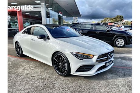 White 2021 Mercedes-Benz CLA250 Coupe 4Matic
