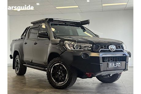 Black 2020 Toyota Hilux Double Cab Pick Up Rugged X (4X4)