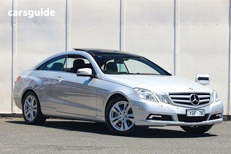Silver 2011 Mercedes-Benz E350 Coupe Elegance