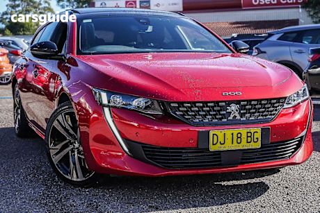Red 2022 Peugeot 508 Wagon GT Sportwagon