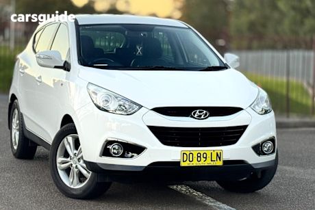White 2013 Hyundai IX35 Wagon SE (fwd)