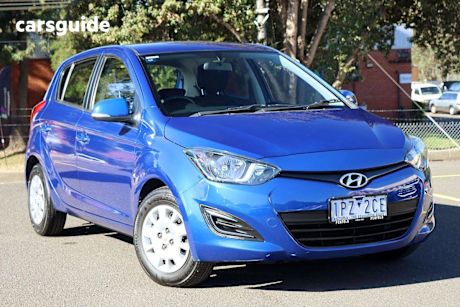 Blue 2015 Hyundai I20 Hatchback Active