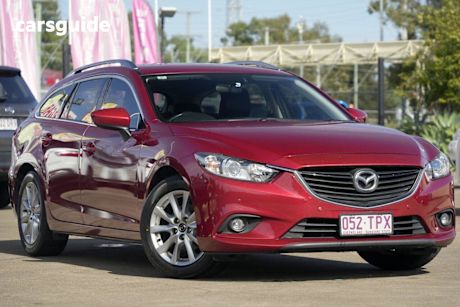 Red 2013 Mazda 6 Wagon Touring