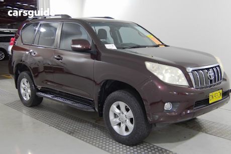 Purple 2010 Toyota Landcruiser Prado Wagon GXL (4X4)