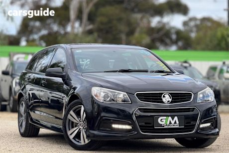 Black 2013 Holden Commodore Sportswagon SV6