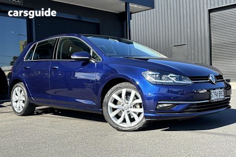 Blue 2017 Volkswagen Golf Hatch 110TSI DSG Highline