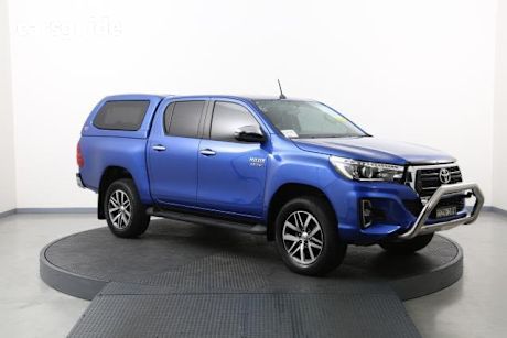 Blue 2018 Toyota Hilux Dual Cab Utility SR5 (4X4)