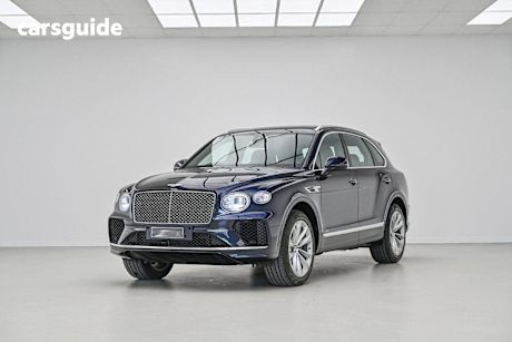 Blue 2021 Bentley Bentayga Wagon V8