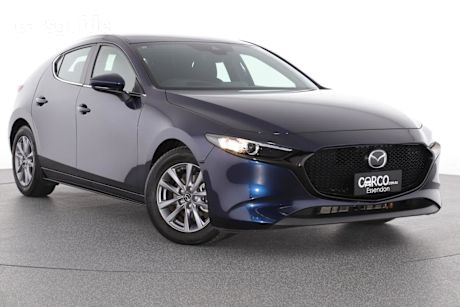 Blue 2021 Mazda 3 Hatchback G20 Pure