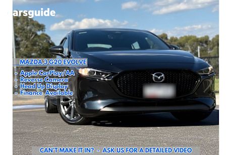 Black 2024 Mazda 3 Hatchback G20 Evolve
