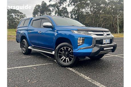 Blue 2020 Mitsubishi Triton Double Cab Pick Up GLX-R (4X4)