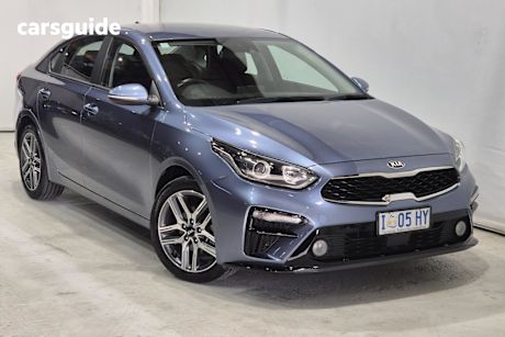 Blue 2019 Kia Cerato Sedan Sport