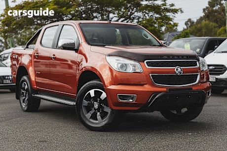 Orange 2016 Holden Colorado Ute Tray STORM 4X4