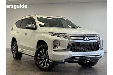 White 2021 Mitsubishi Pajero Sport Wagon GLS (4X4) 7 Seat