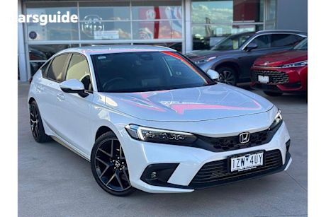 White 2023 Honda Civic Hatchback VTI-LX