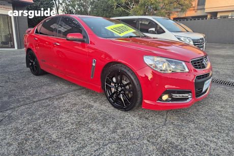 Red 2014 Holden Commodore Sedan SS-V Redline