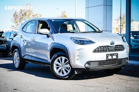 Silver 2023 Toyota Yaris Cross Wagon GX Hybrid