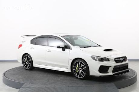 White 2021 Subaru WRX Sedan STI Premium (awd)