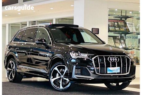 Black 2023 Audi Q7 SUV 55 TFSI S LINE 4WD
