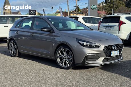 Grey 2021 Hyundai I30 Hatchback N Line Premium