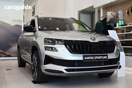 Silver 2024 Skoda Karoq Wagon Sportline (4X2) 110TSI