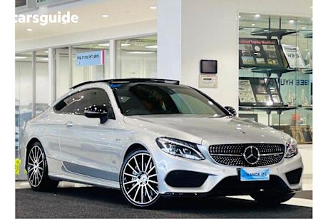 Silver 2017 Mercedes-Benz C-CLASS Coupe C43 AMG 4WD