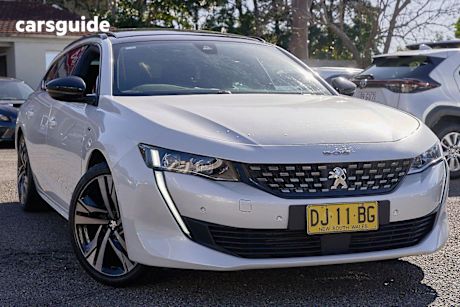 White 2022 Peugeot 508 Sportswagon GT