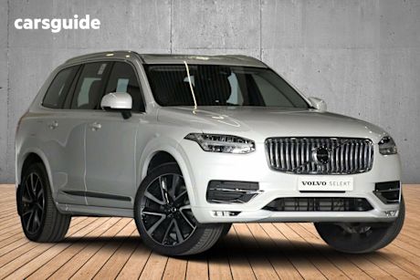 White 2024 Volvo XC90 Wagon Ultimate B5 Bright Mhev