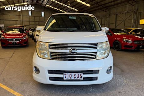 White 2008 Nissan Elgrand Wagon