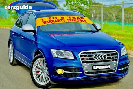 Blue 2015 Audi SQ5 Wagon 3.0 TDI Quattro