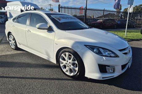 White 2009 Mazda 6 Hatchback Luxury Sports