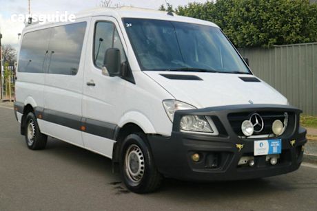 White 2011 Mercedes-Benz Sprinter Van 313CDI MWB