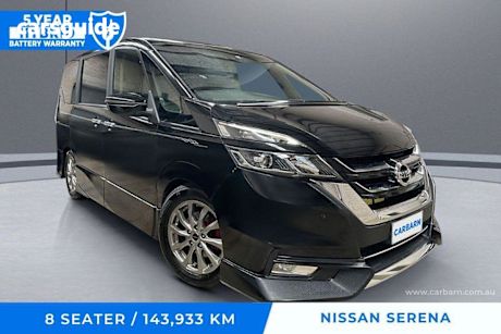 Black 2016 Nissan Serena Wagon