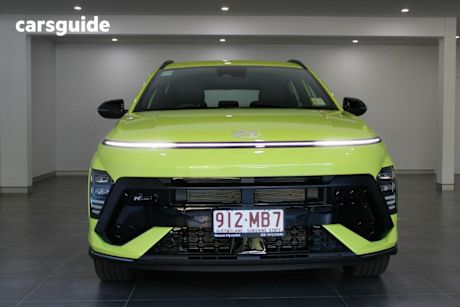 Yellow 2024 Hyundai Kona Wagon N Line