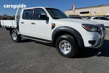 White 2010 Ford Ranger Dual Cab Pick-up XL (4X2)