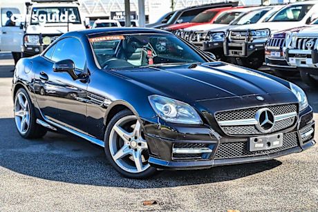 Black 2011 Mercedes-Benz SLK200 Convertible Kompressor