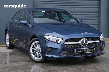 Blue 2021 Mercedes-Benz A180 Sedan