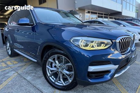 Blue 2018 BMW X3 Wagon Xdrive 20D