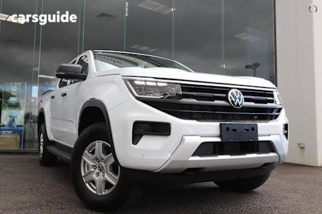 White 2024 Volkswagen Amarok Dual Cab Utility Core TDI405 4Motion