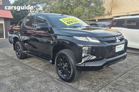 Black 2021 Mitsubishi Triton Double Cab Pick Up GSR (4X4)
