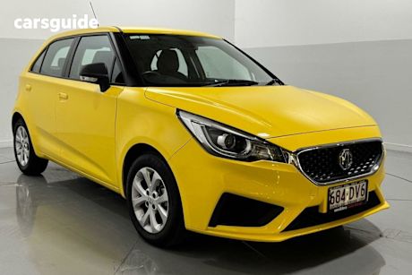 Yellow 2021 MG MG3 Hatchback Core