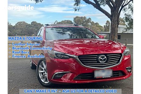 Red 2015 Mazda 6 Wagon Touring