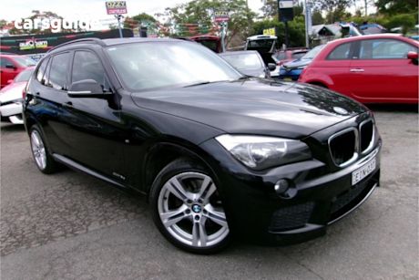 Black 2013 BMW X1 Wagon Sdrive 18D