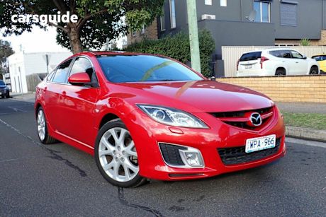 Red 2008 Mazda 6 Hatchback Luxury Sports