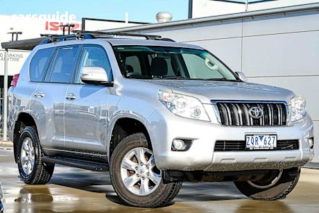 Silver 2013 Toyota Landcruiser Prado Wagon GXL (4X4)
