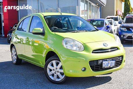 Green 2015 Nissan Micra Hatchback ST